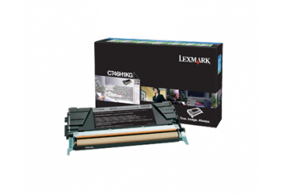 Lexmark C746  C748 Black High Yield Return Program Toner Cartridge